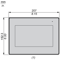 7 inch wide screen,Universal model,2 serial ports,1 Ethernet port, embeddedRTC