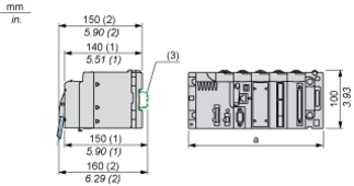 remote IO drop E/IP, Modicon X80, performance, service port, advanced features